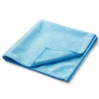 Carré microfibre bleu pour nettoyage professionnel des vitres