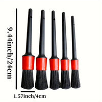 Lot de 5 brosses pour detailing voiture – vue 4