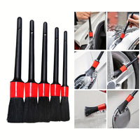 Lot de 5 brosses pour detailing voiture – vue 2