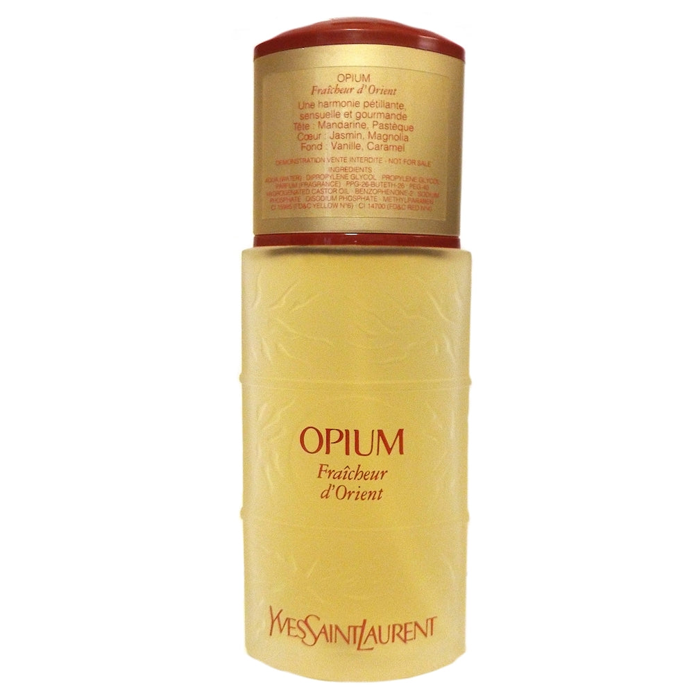 Yves Saint Laurent Ysl Opium Fraicheur D'Orient Pour Femme Eau de Toilette Sans Alcool