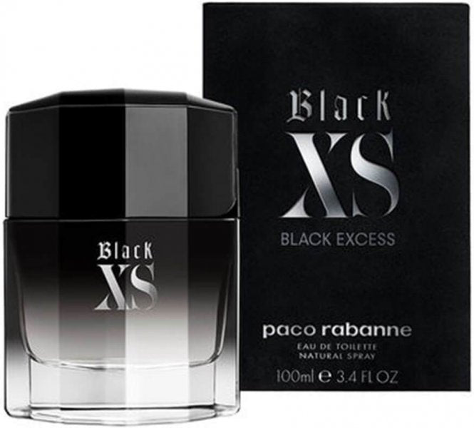 Paco Rabanne Black Xs For Men Eau de Toilette Vintage
