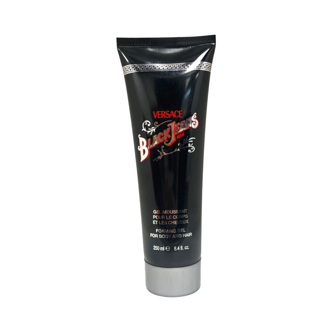 Versace Black Jeans Pour Homme Gel Douche